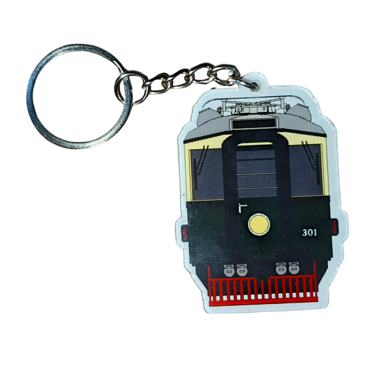 Gantungan Kunci KRL Seri MBDW-300 Electrische Staatsspoorwegen - Gambar 1