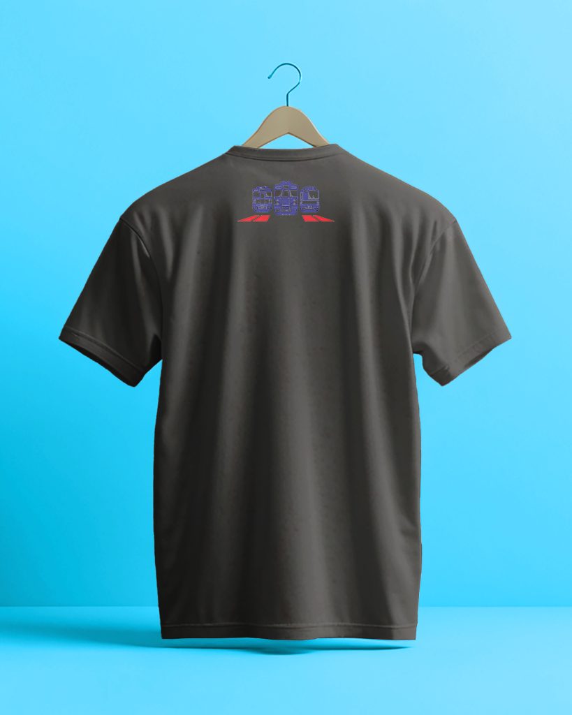 Kaos Last Run KRL Seri 8500, 7000, dan 203 "Arigato KRL"
