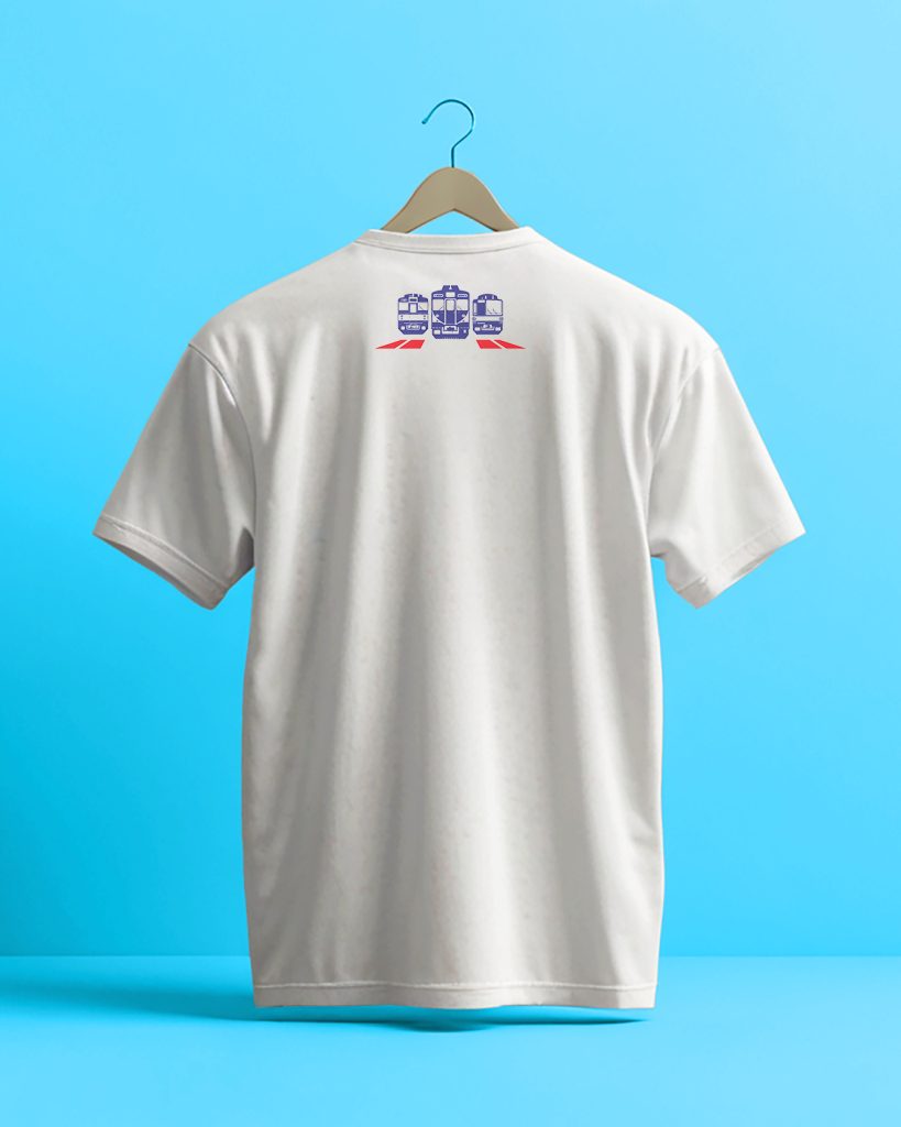 Kaos Last Run KRL Seri 8500, 7000, dan 203 "Arigato KRL"