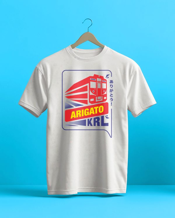 Kaos Last Run KRL Seri 8500, 7000, dan 203 "Arigato KRL"