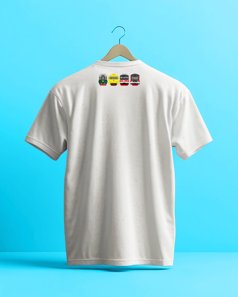 Kaos Perayaan 100 Tahun KRL