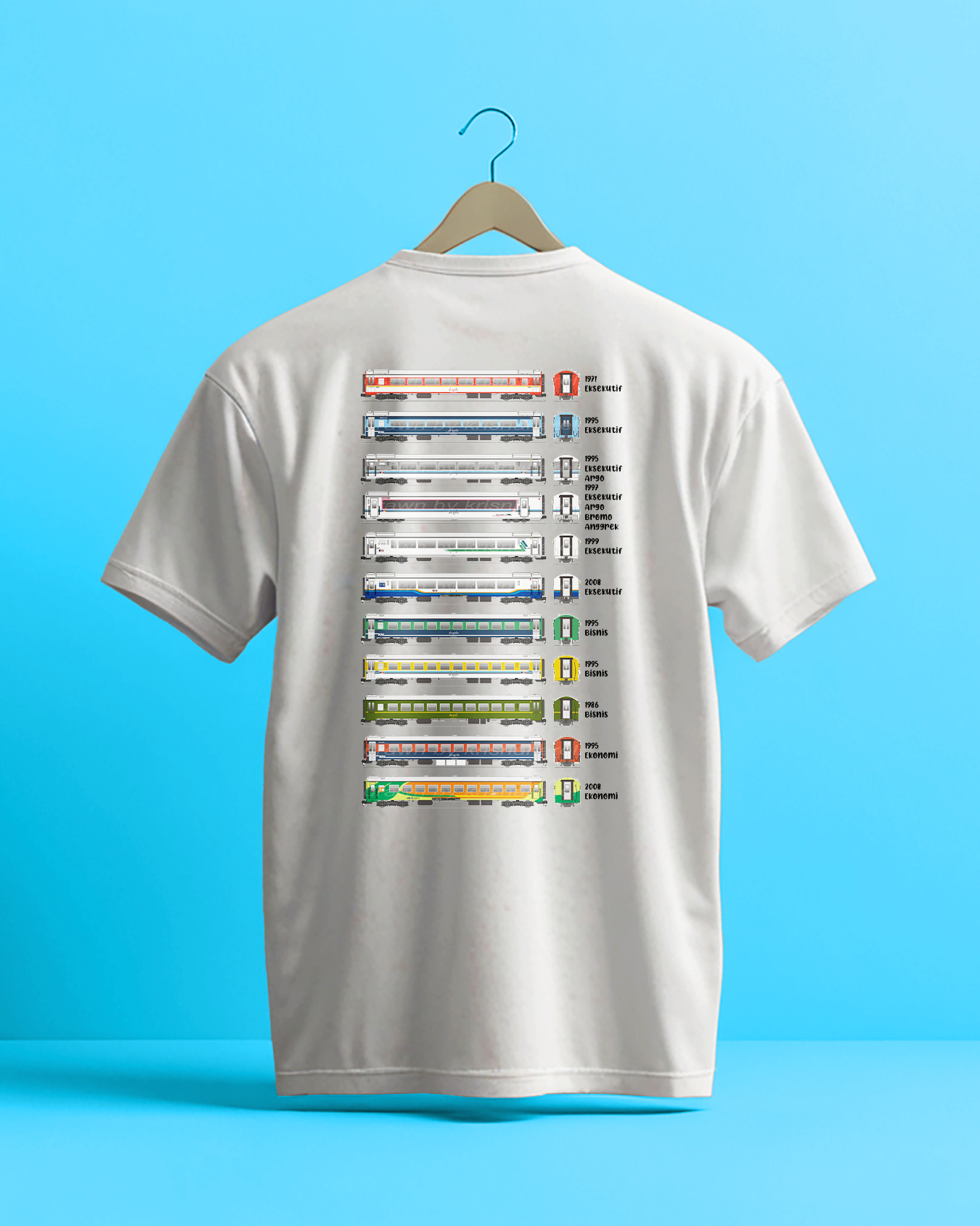 Kaos Parade Livery KA - Gambar 1