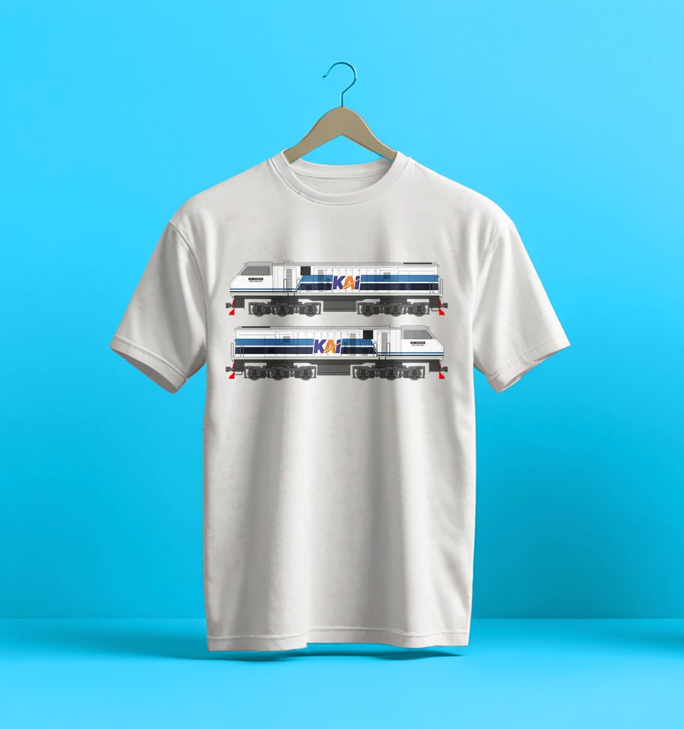 Kaos Lokomotif CC2030203 (CC203 WnB)
