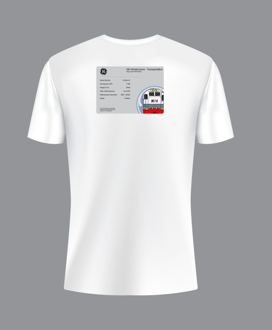 Kaos Lokomotif CC2040301 (CC204 WnB) - Gambar 2