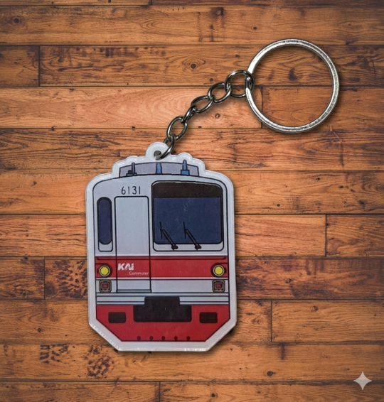 Gantungan Kunci KRL Seri 6000 Metro