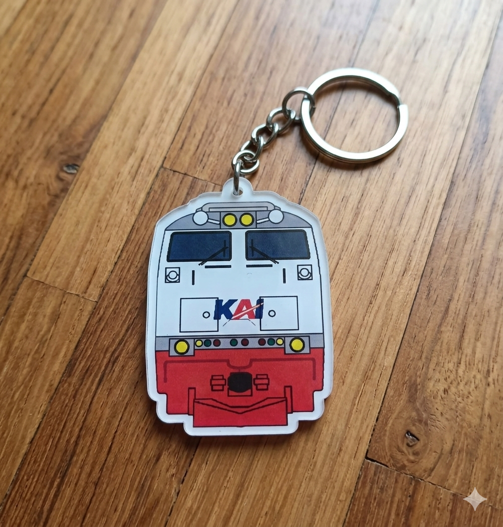 Gantungan Kunci Lokomotif CC203 - Gambar 3