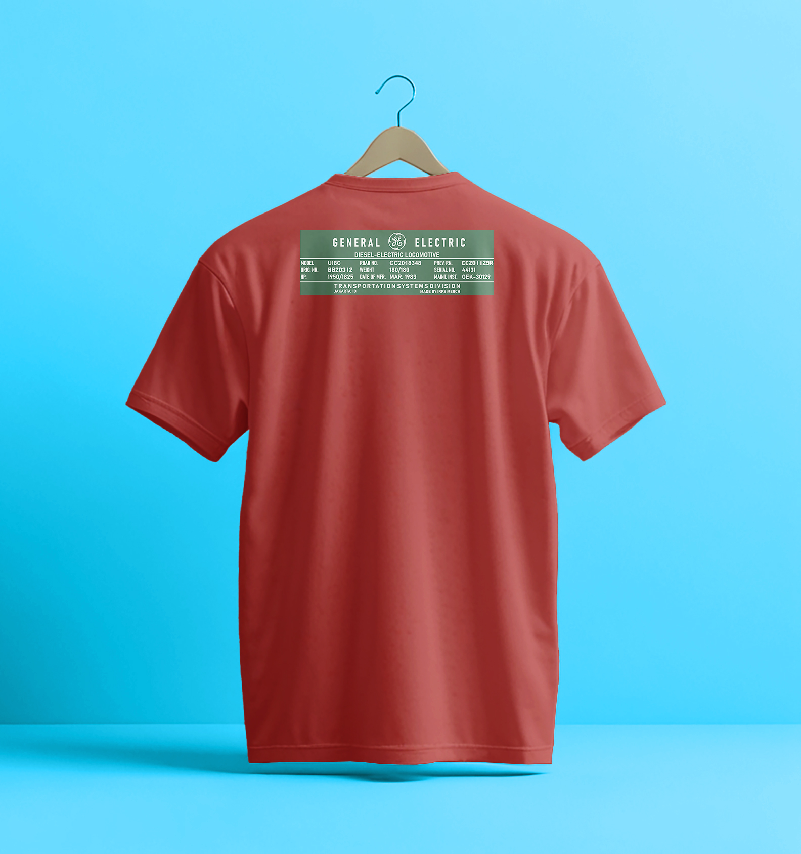 Kaos Lokomotif CC2018348 RnB - Gambar 2