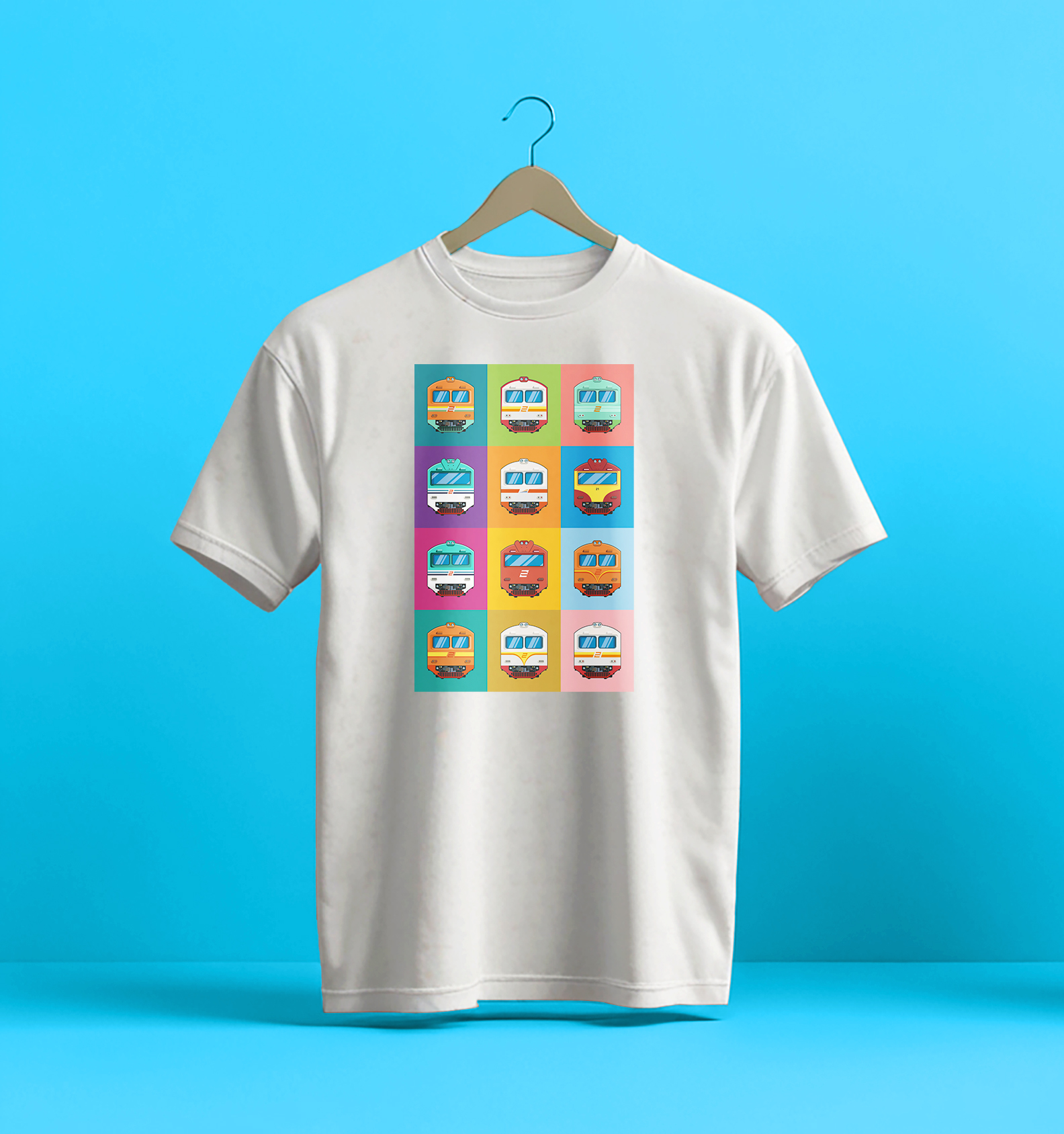 Kaos Pop Art KRL Rheostatik - Gambar 1